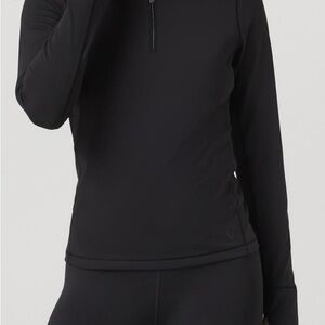 Vuori Chilled Out Half-Zip Pullover Washed Black